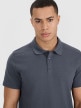 mini: Męska koszulka polo 4F 4FRSS25TPTSM635 - szara (3)
