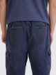 mini: Męskie spodnie casual cargo 4F 4FRSS25TTROM1459 - granatowe (5)