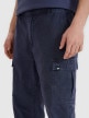 mini: Męskie spodnie casual cargo 4F 4FRSS25TTROM1459 - granatowe (6)