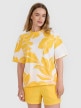 mini: Damski t-shirt oversize z nadrukiem 4F 4FRSS25TTSHF2692 - multikolor (1)