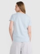 mini: Damski t-shirt oversize 4F 4FRSS25TTSHF2778 - niebieski (4)