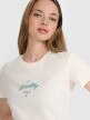 mini: Damski t-shirt z nadrukiem 4F 4FRSS25TTSHF2780 - biały (3)