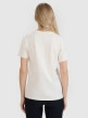 mini: Damski t-shirt z nadrukiem 4F 4FRSS25TTSHF2786 - biały (5)