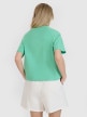 mini: Damski t-shirt z nadrukiem 4F 4FRSS25TTSHF2974 - zielony (5)