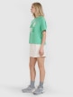 mini: Damski t-shirt z nadrukiem 4F 4FRSS25TTSHF2974 - zielony (3)