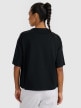 mini: Damski t-shirt oversize z nadrukiem 4F 4FRSS25TTSHF2979 - czarny (4)