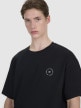 mini: Męski t-shirt oversize z nadrukiem 4F 4FRSS25TTSHM2991 - czarny (5)