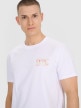 mini: Męski t-shirt z nadrukiem 4F 4FRSS25TTSHM2994 - biały (3)