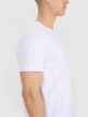 mini: Męski t-shirt z nadrukiem 4F 4FRSS25TTSHM2994 - biały (4)