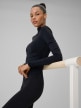 Obrazek dla: 4F Damski longsleeve do jogi 4F 4FRSS26TFLOF605  czarny Czarny