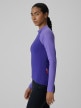 mini: Damski longsleeve kolarski UPF50+ 4F 4FRSS26TFLOF650 - fioletowy (3)