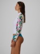 mini: Damski longsleeve do pływania i sportów wodnych UPF50+ 4F 4FRSS26TFLOF661 - multikolor (3)