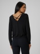 mini: Damski longsleeve bez nadruku 4F 4FRSS26TLONF673 - czarny (7)