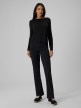 mini: Damski longsleeve bez nadruku 4F 4FRSS26TLONF673 - czarny (6)