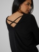 mini: Damski longsleeve bez nadruku 4F 4FRSS26TLONF673 - czarny (5)