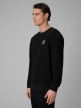 mini: Męski longsleeve bez nadruku 4F 4FRSS26TLONM671 - czarny (3)