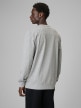 mini: Męski longsleeve bez nadruku 4F 4FRSS26TLONM671 - szary (6)