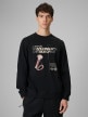 mini: Męski longsleeve z nadrukiem 4F 4FRSS26TLONM674 - czarny (1)