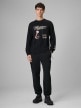 mini: Męski longsleeve z nadrukiem 4F 4FRSS26TLONM674 - czarny (5)