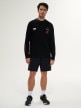 mini: Męski longsleeve z nadrukiem 4F4FRSS26TLONM679 - czarny (2)