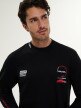 mini: Męski longsleeve z nadrukiem 4F4FRSS26TLONM679 - czarny (4)