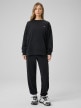 mini: Damskie spodnie dresowe joggery 4F 4FRSS26TTROF1866 - czarne (4)