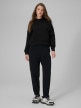 mini: Damskie spodnie dresowe joggery 4F 4FRSS26TTROF1885 - czarne (4)
