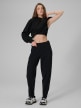 mini: Damskie spodnie dresowe joggery 4F 4FRSS26TTROF1885 - czarne (1)