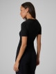 mini: Damski t-shirt bez nadruku 4F 4FRSS26TTSHF3703 - czarny (6)