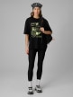 mini: Damski t-shirt z nadrukiem 4F 4FRSS26TTSHF3705 - czarny (2)