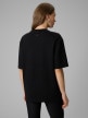mini: Damski t-shirt z nadrukiem 4F 4FRSS26TTSHF3705 - czarny (4)