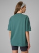 mini: Damski t-shirt z nadrukiem 4F 4FRSS26TTSHF3705 - zielony (4)