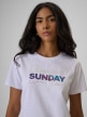 mini: Damski t-shirt z nadrukiem 4F 4FRSS26TTSHF3793 - biały (3)