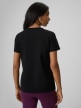 mini: Damski t-shirt z nadrukiem 4F 4FRSS26TTSHF3793 - czarny (4)