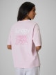mini: Damski t-shirt z nadrukiem 4F 4FRSS26TTSHF3794 - różowy (1)