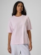 mini: Damski t-shirt z nadrukiem 4F 4FRSS26TTSHF3794 - różowy (2)