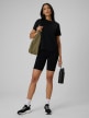 mini: Damski t-shirt bez nadruku 4F 4FRSS26TTSHF3797 - czarny (2)