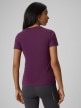 mini: Damski t-shirt z nadrukiem 4F 4FRSS26TTSHF3800 - fioletowy (4)