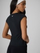 mini: Damski t-shirt z modalem bez nadruku 4F 4FRSS26TTSHF3801 - czarny (5)