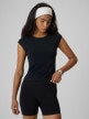 mini: Damski t-shirt z modalem bez nadruku 4F 4FRSS26TTSHF3801 - czarny (1)