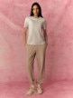 mini: Damski t-shirt z nadrukiem 4F 4FRSS26TTSHF3849 - niebieski (5)