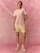 mini: Damski t-shirt z nadrukiem 4F 4FRSS26TTSHF3849 - różowy (2)