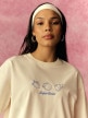 mini: Damski t-shirt z nadrukiem 4F 4FRSS26TTSHF3850 - kremowy (4)
