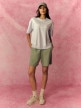 mini: Damski t-shirt z nadrukiem 4F 4FRSS26TTSHF3850 - niebieski (5)