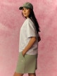 mini: Damski t-shirt z nadrukiem 4F 4FRSS26TTSHF3850 - niebieski (3)
