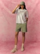 mini: Damski t-shirt z nadrukiem 4F 4FRSS26TTSHF3850 - niebieski (2)