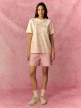 mini: Damski t-shirt z nadrukiem 4F 4FRSS26TTSHF3851 - różowy (6)