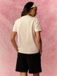 mini: Damski t-shirt z nadrukiem 4F 4FRSS26TTSHF3853 - różowy (5)