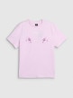 Obrazek dla: 4F Damski tshirt z nadrukiem 4F 4FRSS26TTSHF3882  różowy Różowy