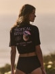 mini: Damski t-shirt z nadrukiem 4F 4FRSS26TTSHF3886 - czarny (1)
